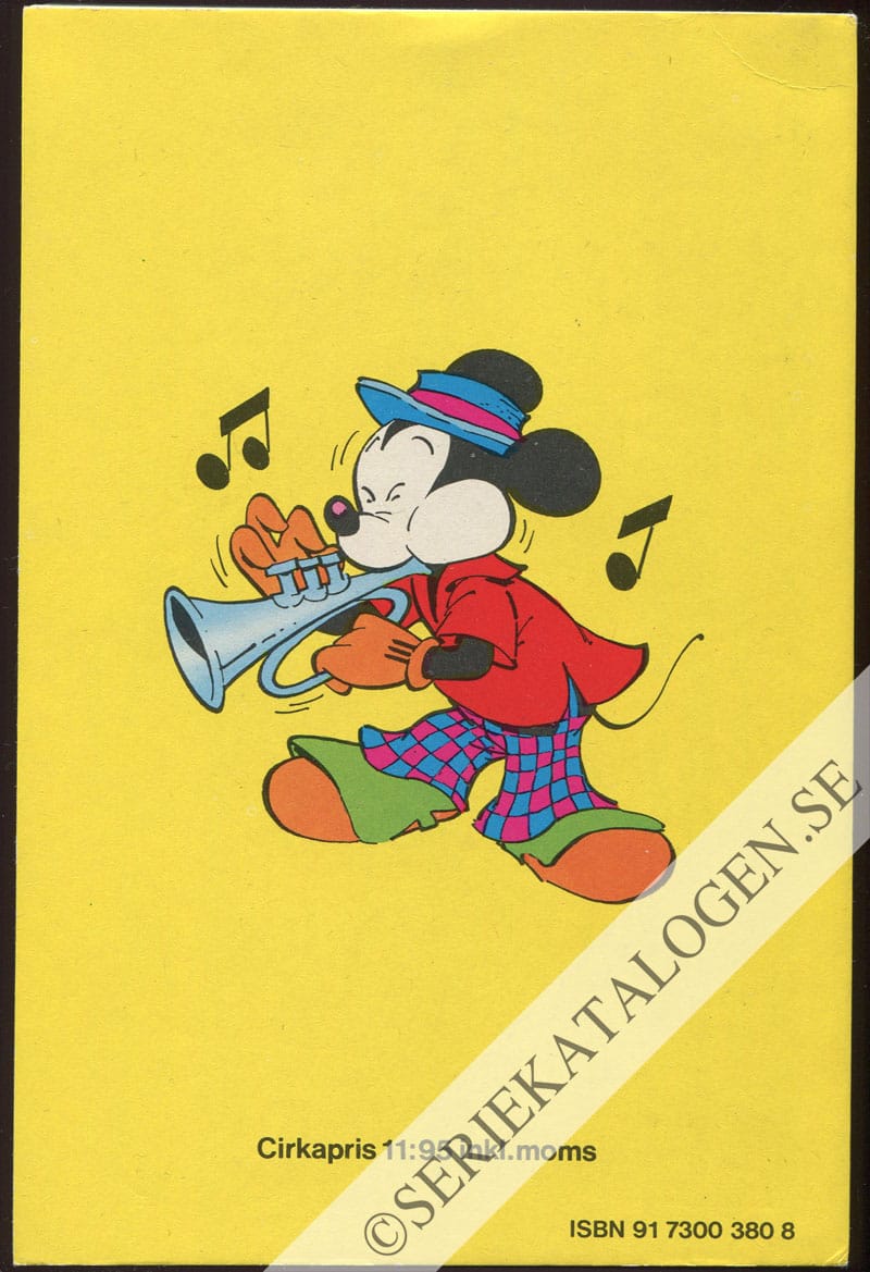 Baksida på Musse Pigg - full fart igen (1976)