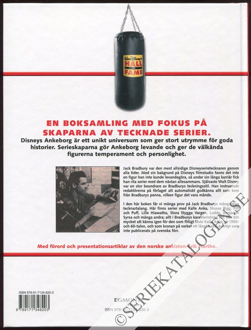 Baksida utan skyddsomslag på Jack Bradbury (2007)