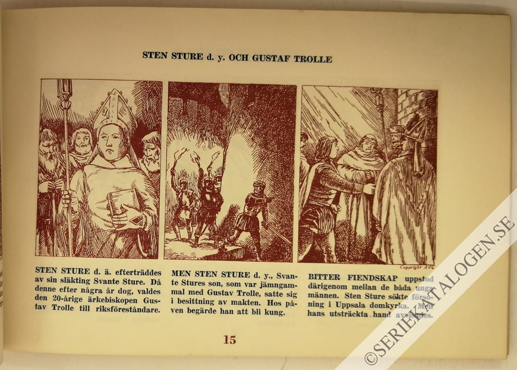 Exempel på Med Sturarna och Gustav Vasa (1949)