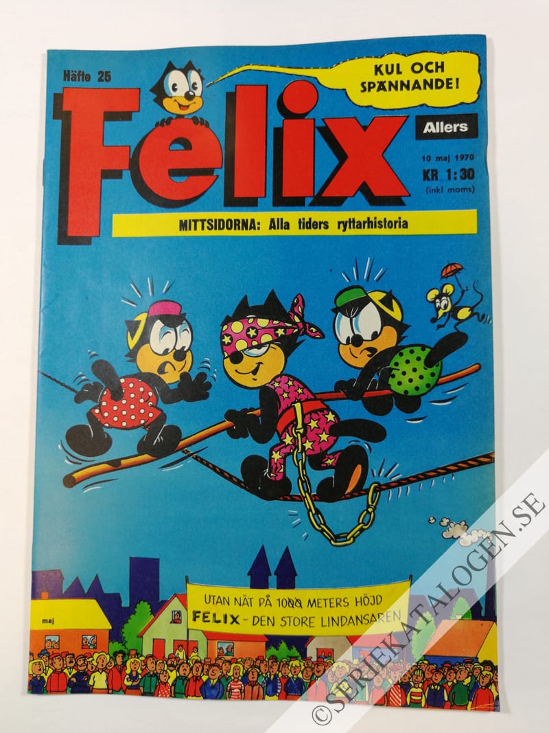 Framsida på Felix #25 (1970)