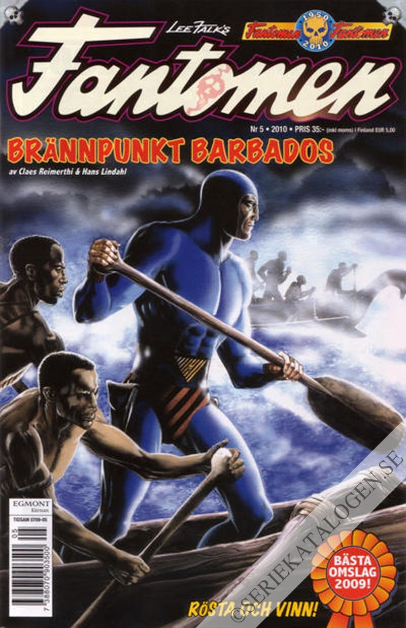 Framsida på Fantomen #5 (2010)