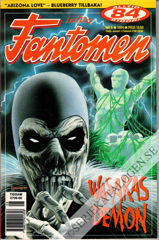 Framsida på Fantomen #8 (1994)