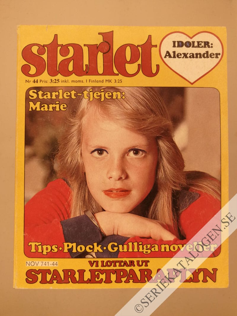 Framsida på Starlet #44 (1977)