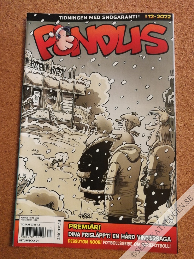 Framsida på Pondus #12 (2022)