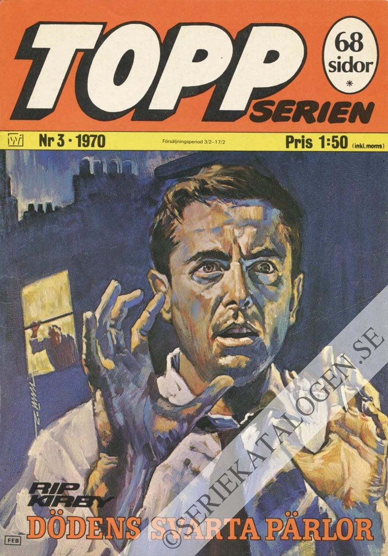 Framsida på Toppserien #3 (1970)