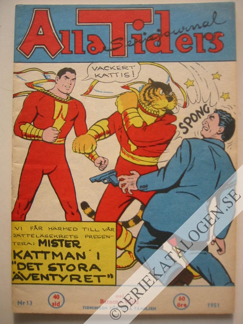 Framsida på Alla tiders seriejournal #13 (1951)