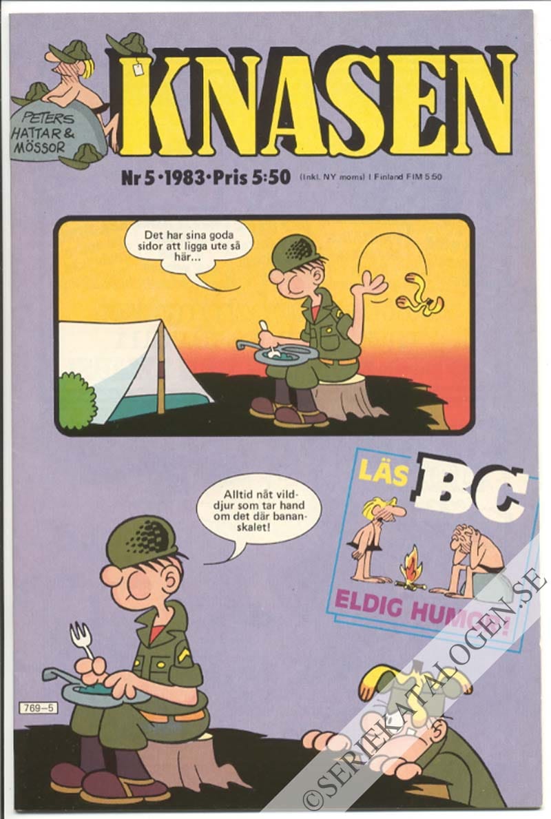 Framsida på Knasen #5 (1983)