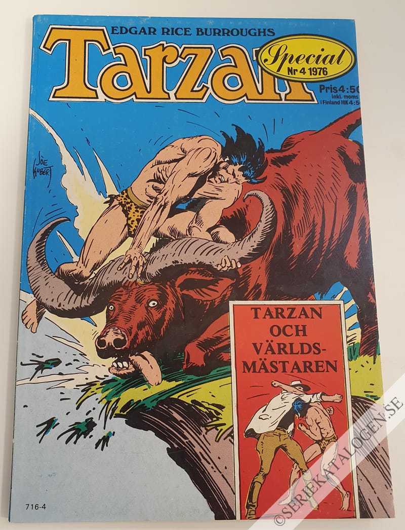 Framsida på Tarzan special Tarzan och världsmästaren (1976)