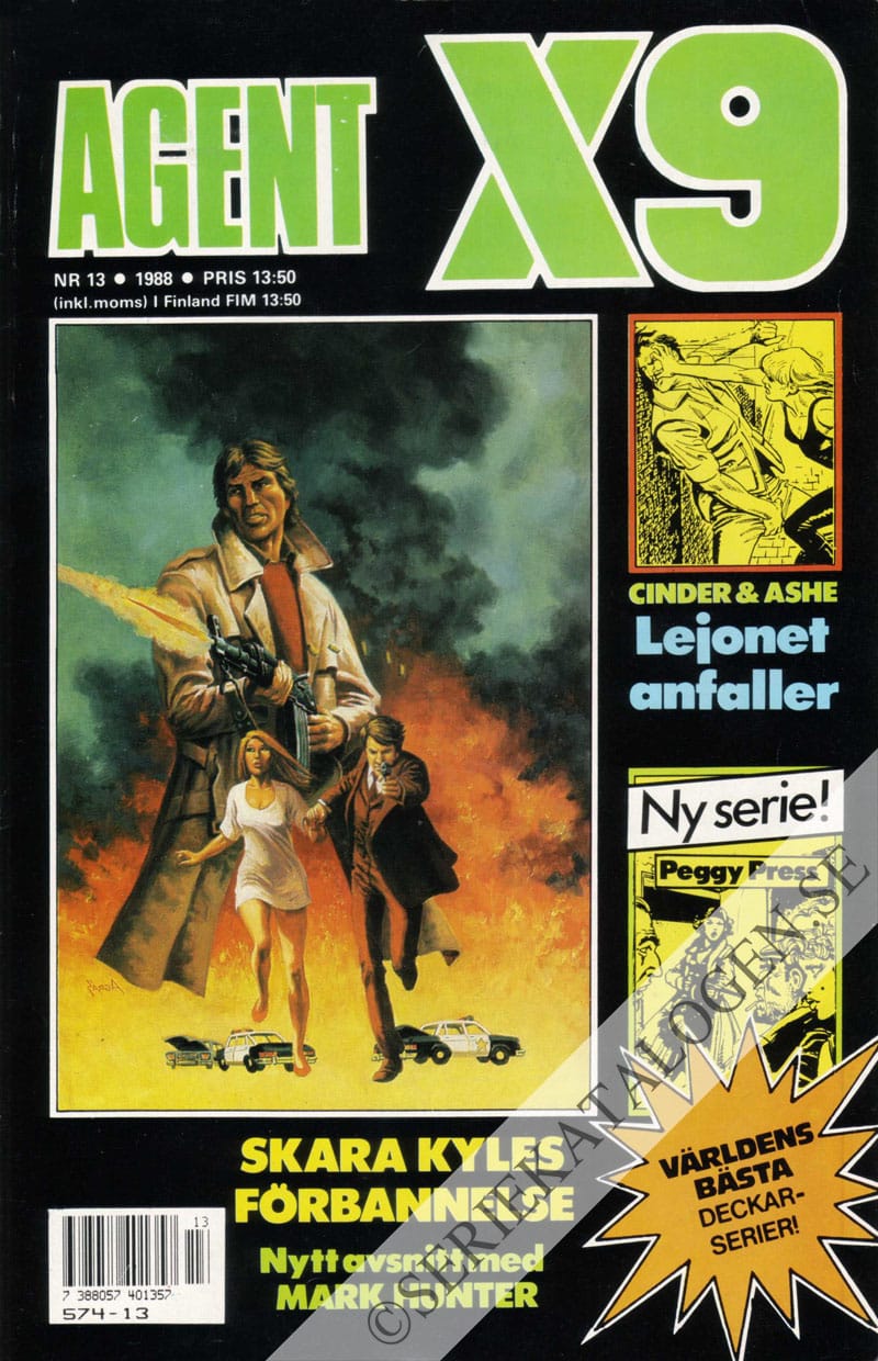 Framsida på Agent X9 #13 (1988)