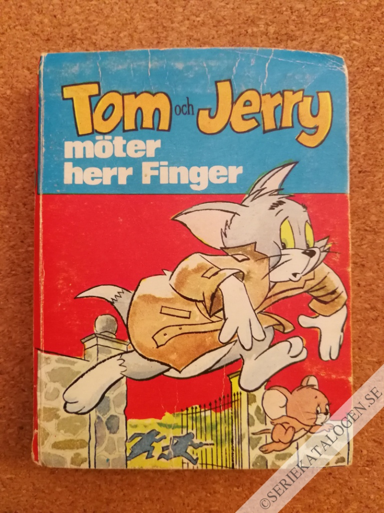 Framsida på En liten jättebok Tom och Jerry möter herr Finger (1971)