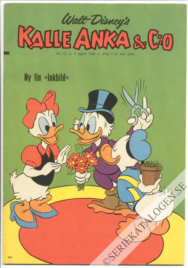 Framsida på Kalle Anka & C:o #14 (1965)