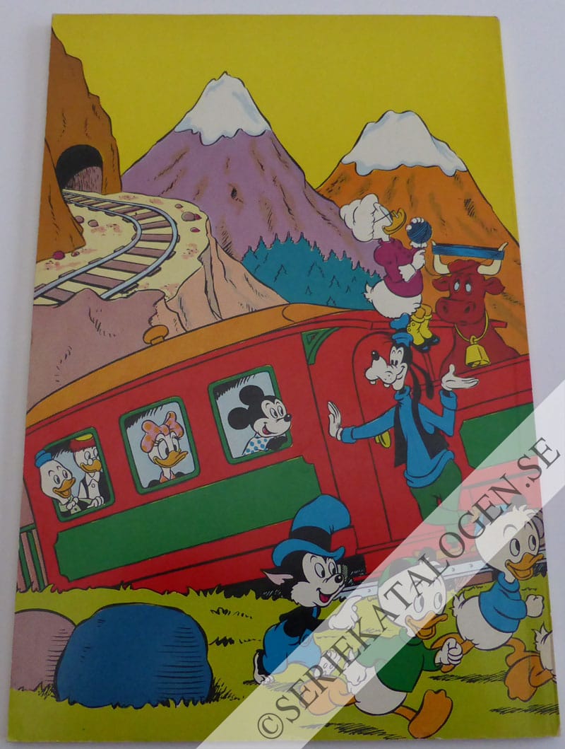 Baksida på Kalle Ankas julkul (1966)