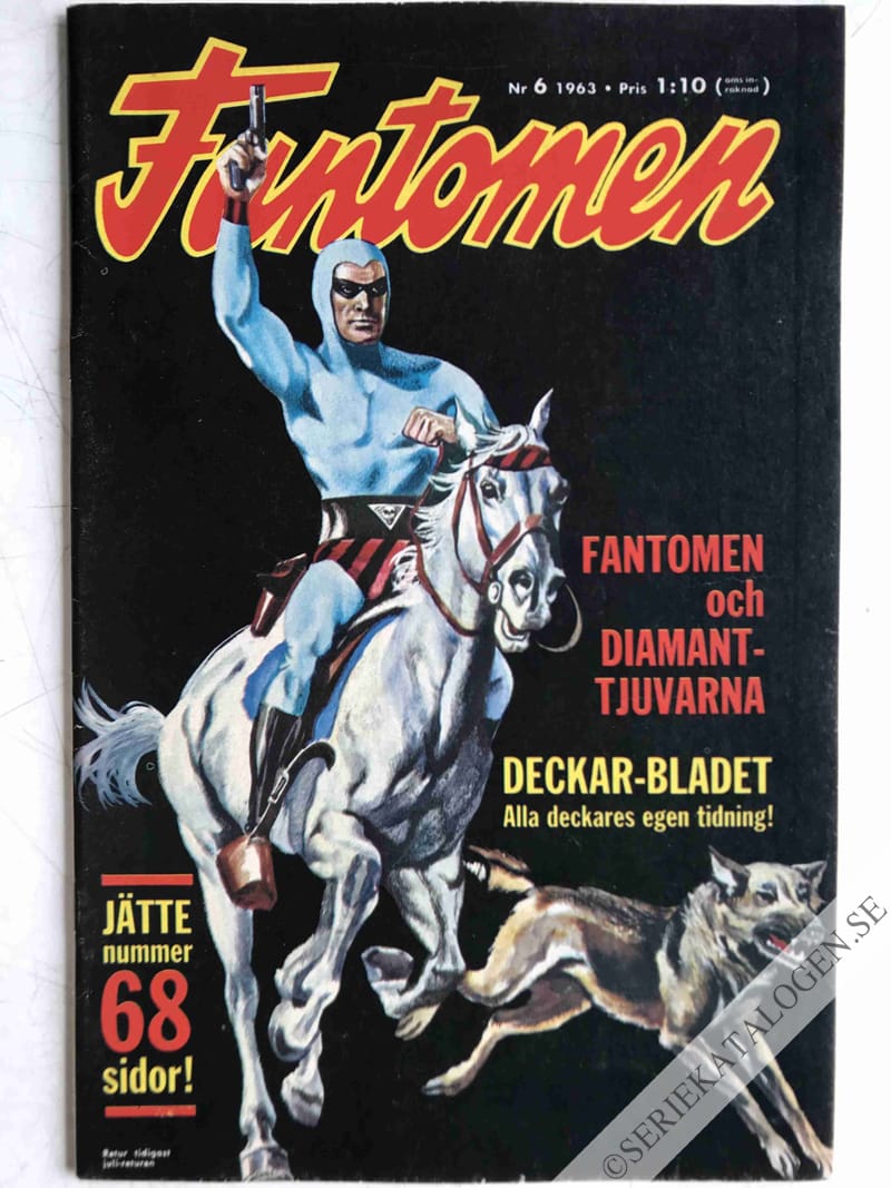 Framsida på Fantomen #6 (1963)