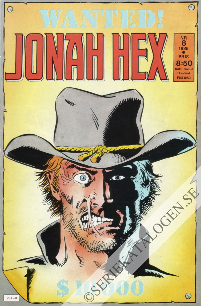 Framsida på Jonah Hex #8 (1986)