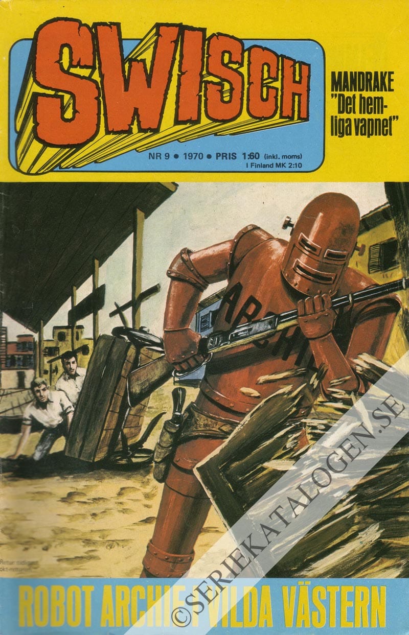 Framsida på Swisch #9 (1970)