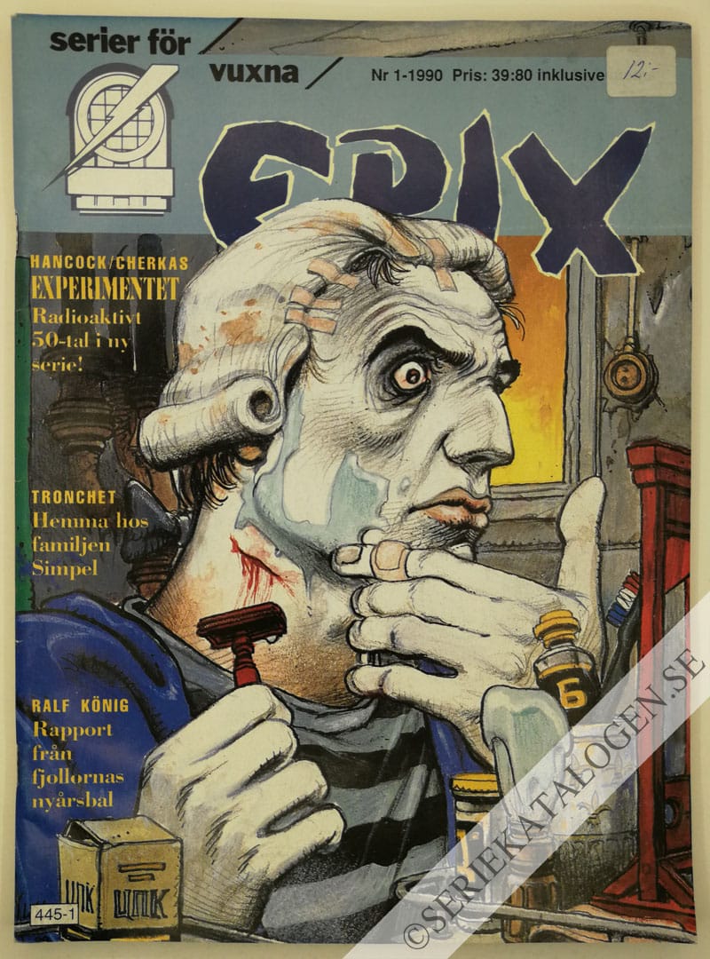 Framsida på Epix #1 (1990)