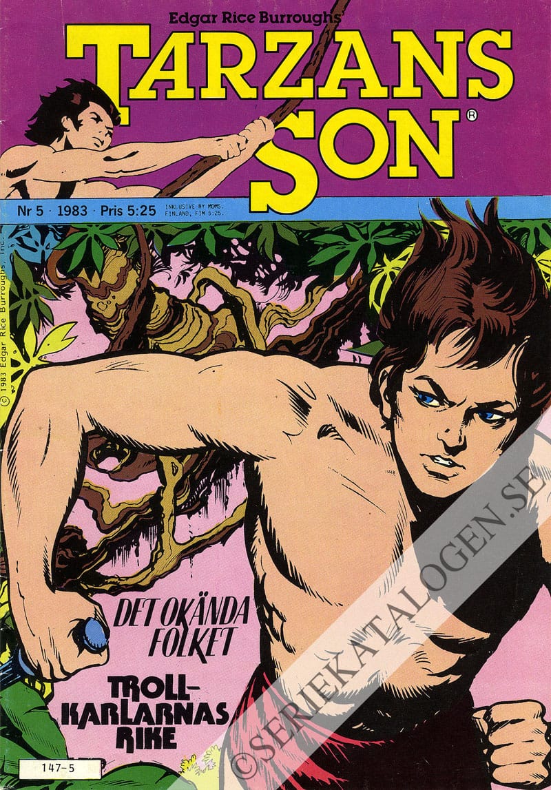 Framsida på Tarzans son #5 (1983)