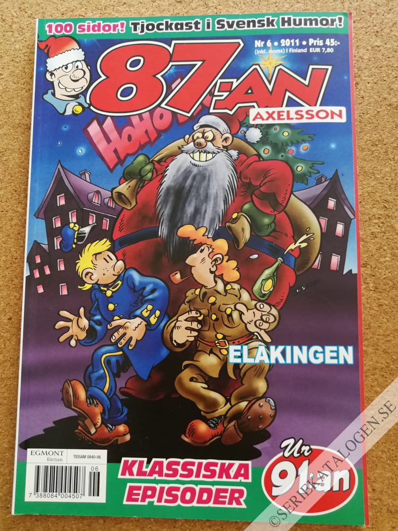 Framsida på 87:an Axelsson #6 (2011)