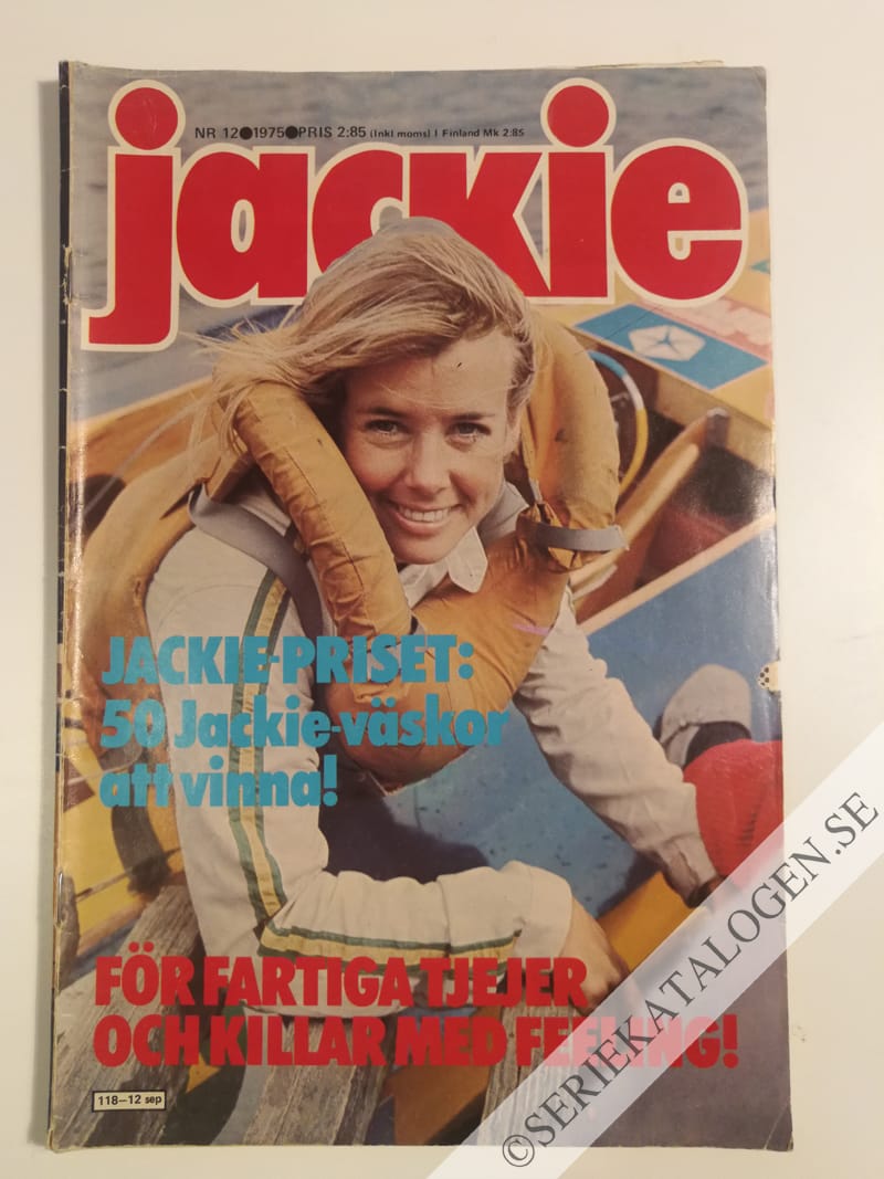 Framsida på Jackie #12 (1975)