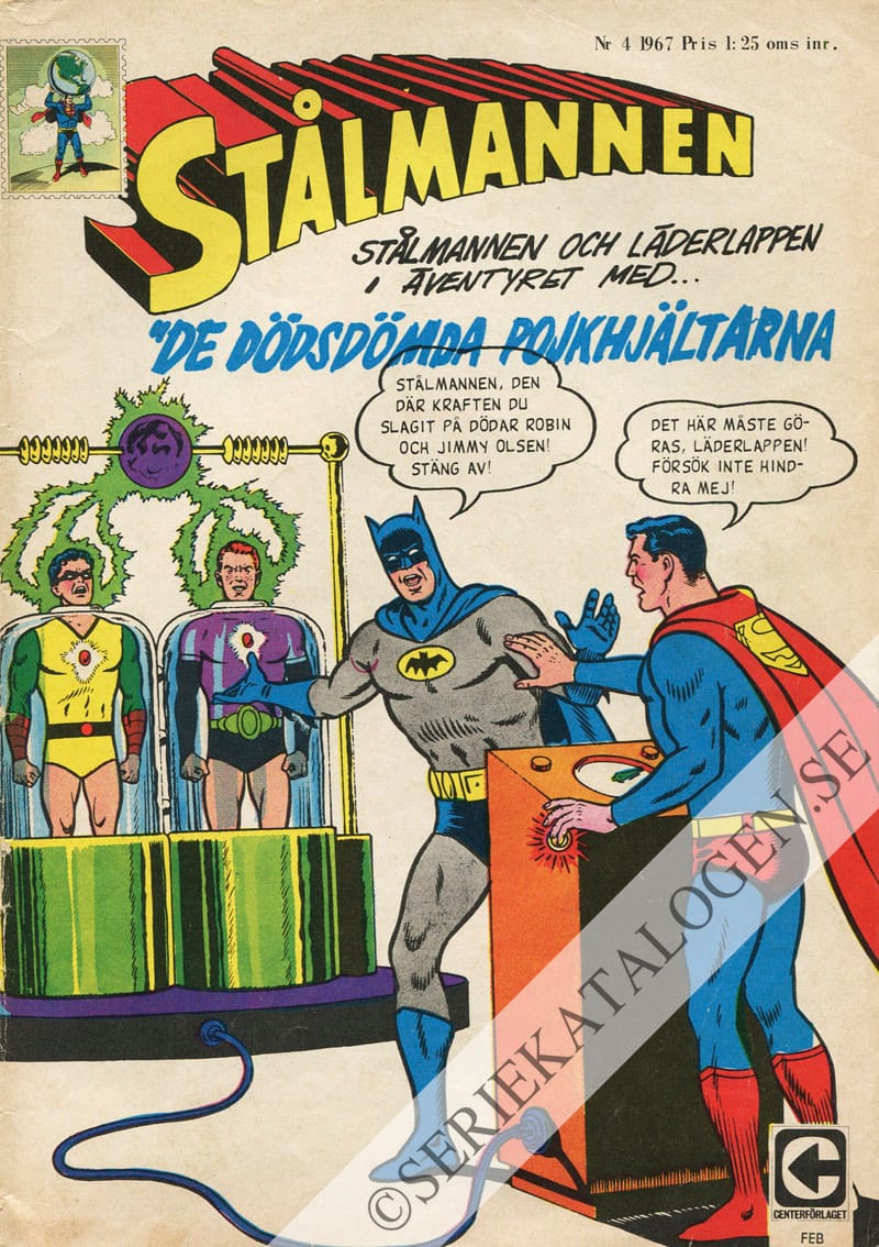 Framsida på Stålmannen #4 (1967)