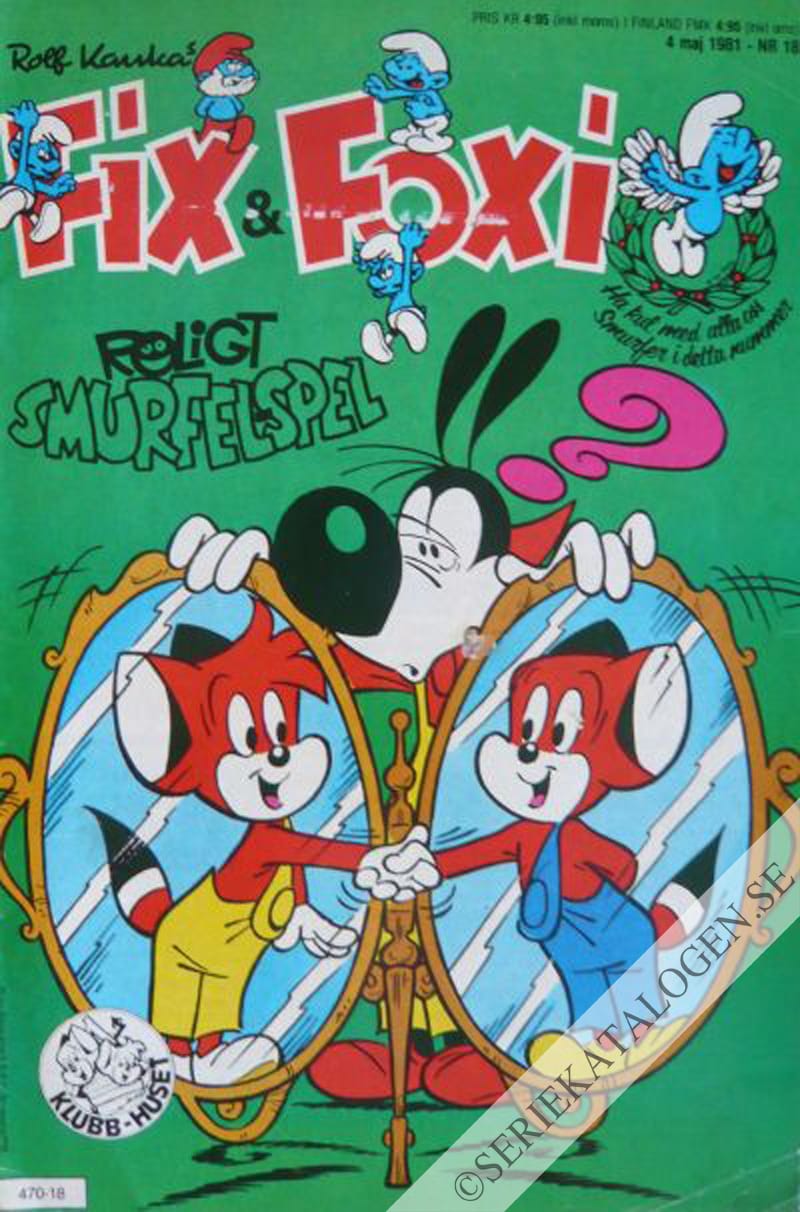 Framsida på Fix och Foxi #18 (1981)