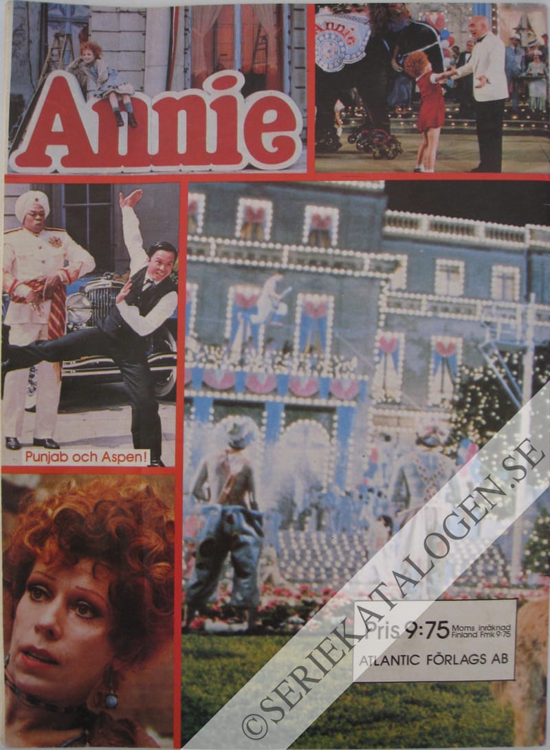 Baksida på Stan Lee presenterar: En Marvel super special - Annie (1982)