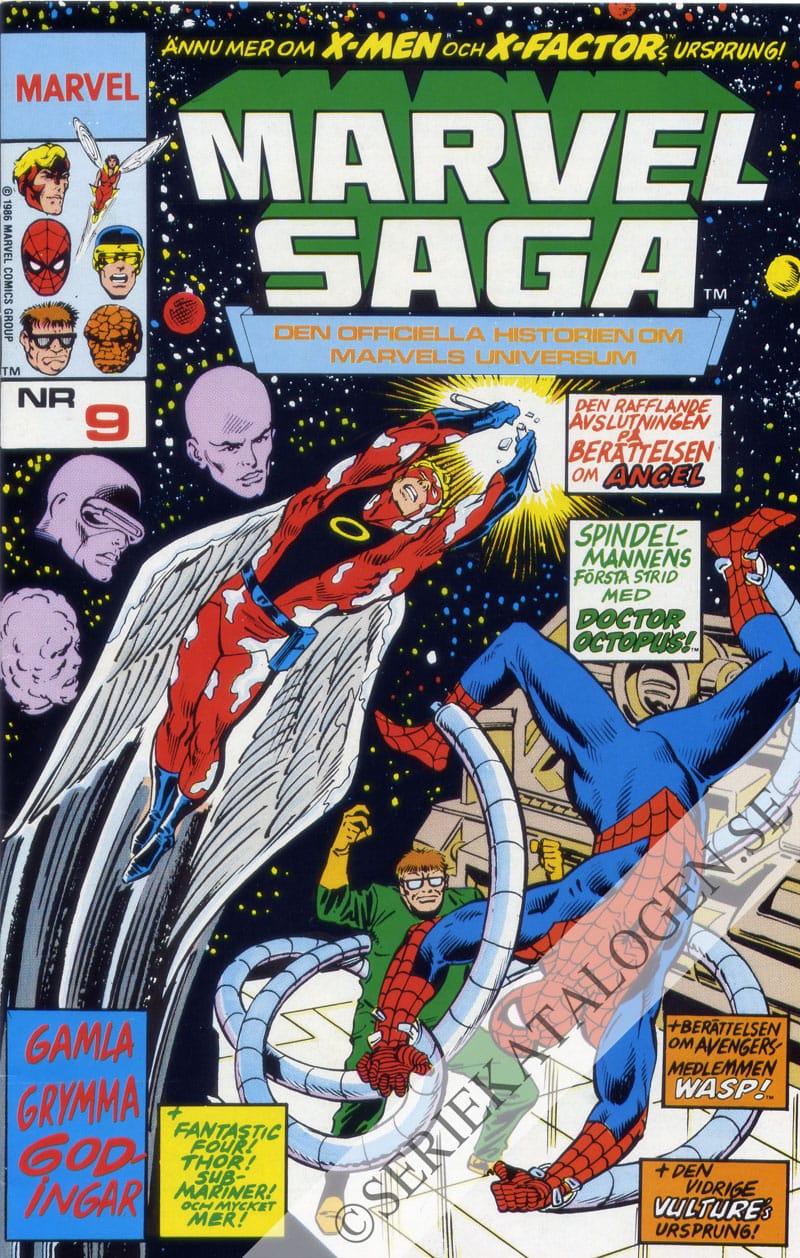 Framsida på Marvel saga #9 (1991)
