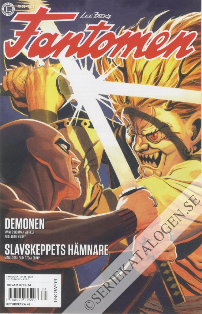 Framsida på Fantomen #24 (2024)