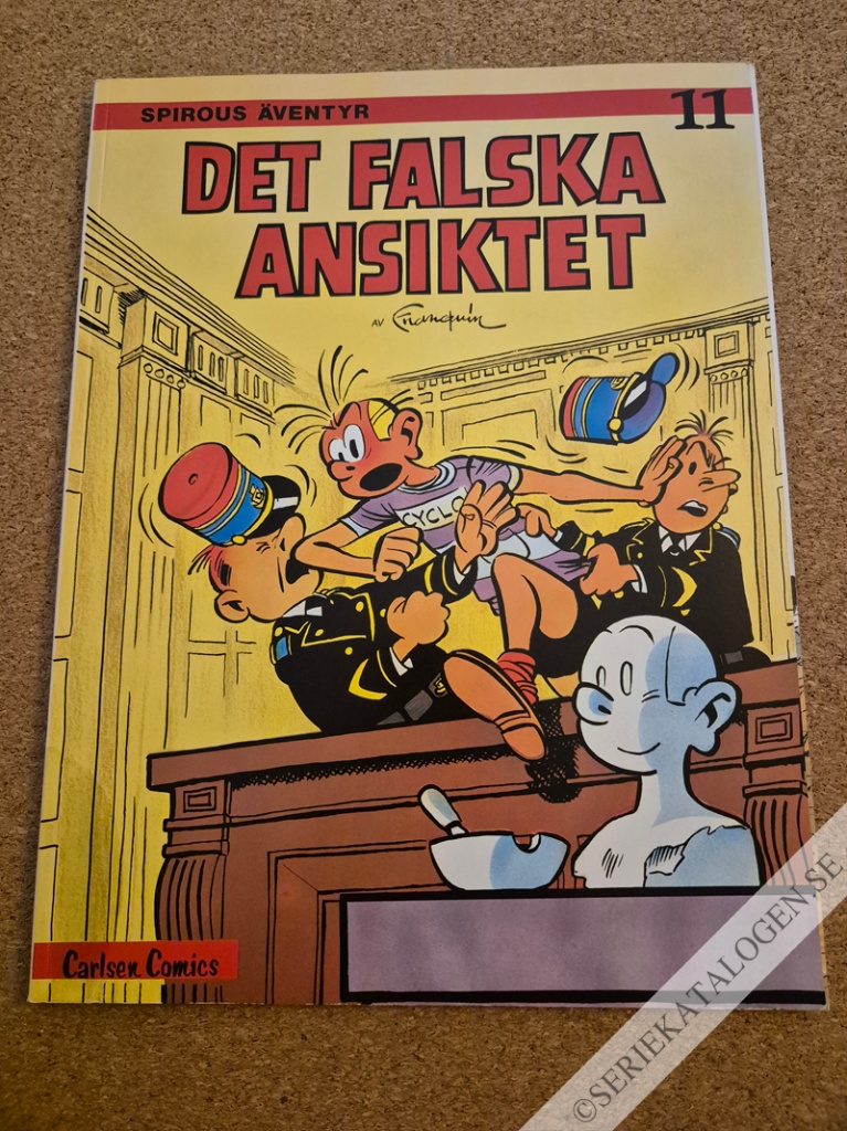 Framsida på Det falska ansiktet (1985)