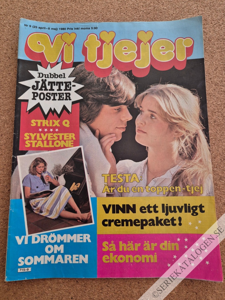 Framsida på Vi tjejer #9 (1980)