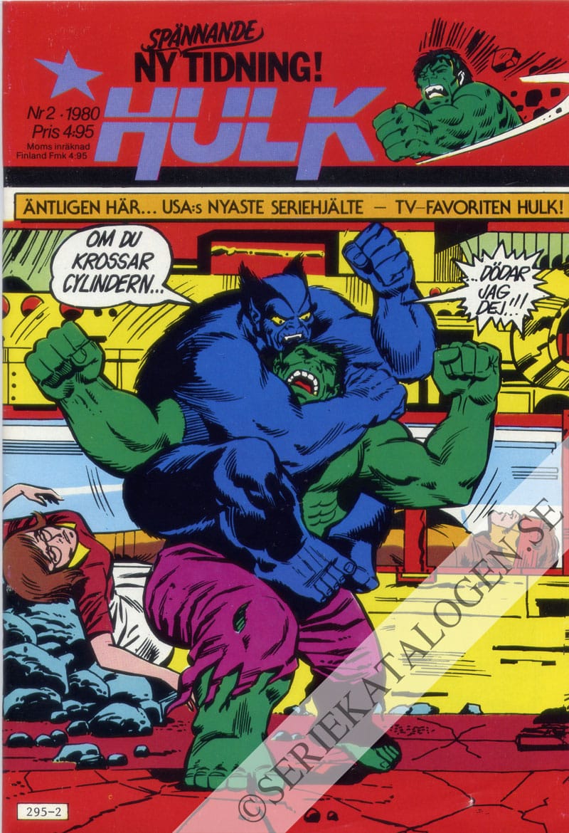 Framsida på Hulk #2 (1980)