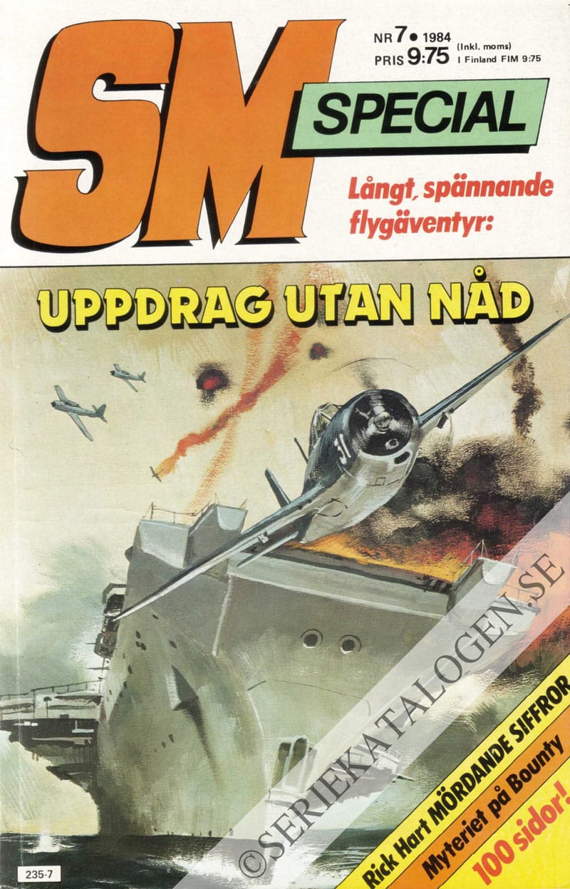 Framsida på Seriemagasinet specialalbum #7 (1984)