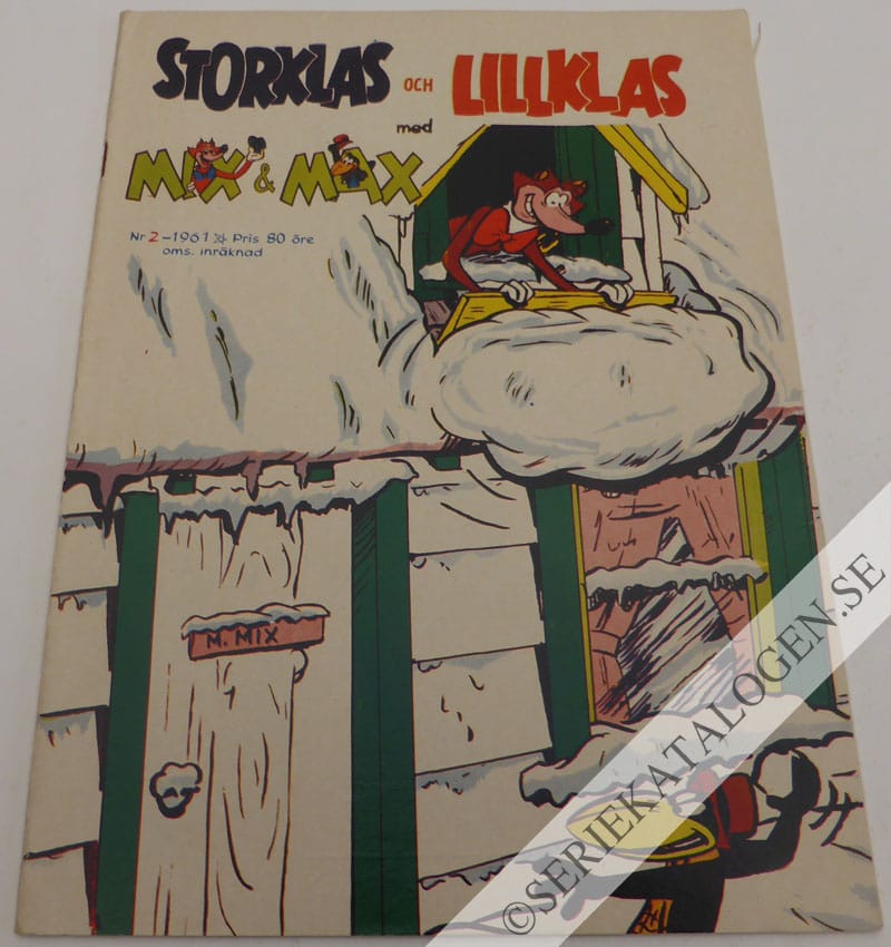 Framsida på Storklas och Lillklas #2 (1961)