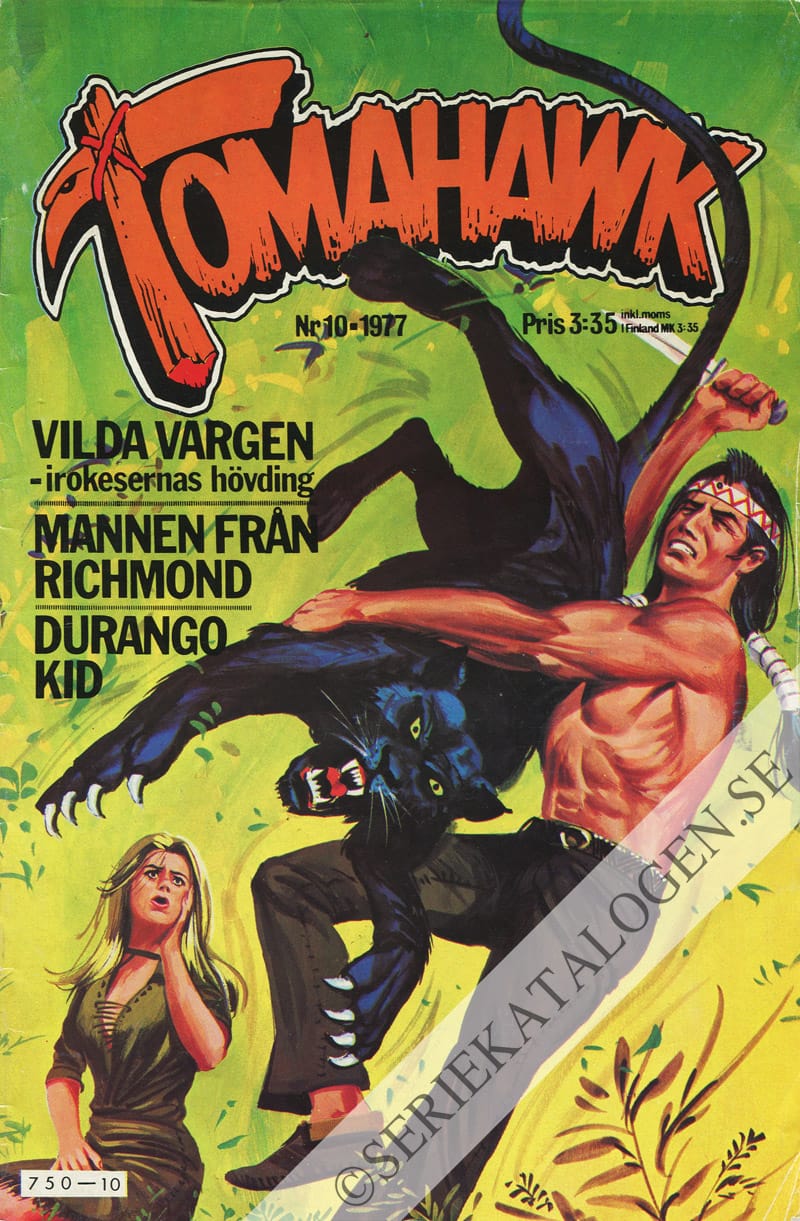 Framsida på Tomahawk #10 (1977)