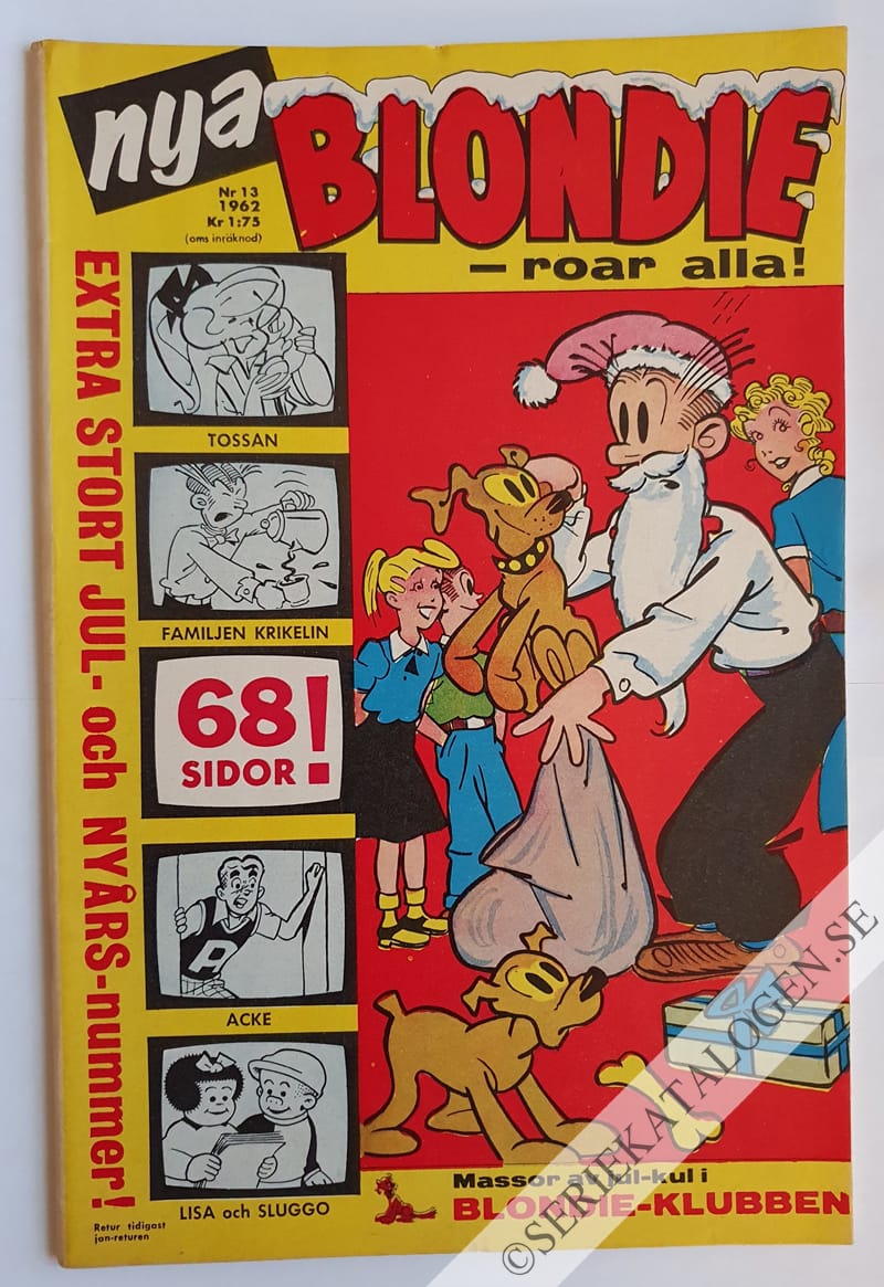 Framsida på Blondie #13 (1962)