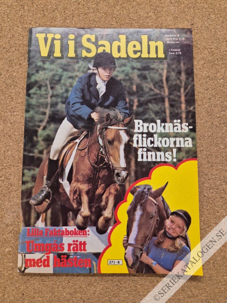 Framsida på Vi i sadeln #8 (1975)