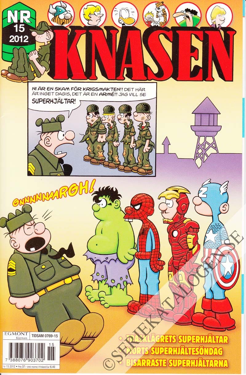Framsida på Knasen #15 (2012)