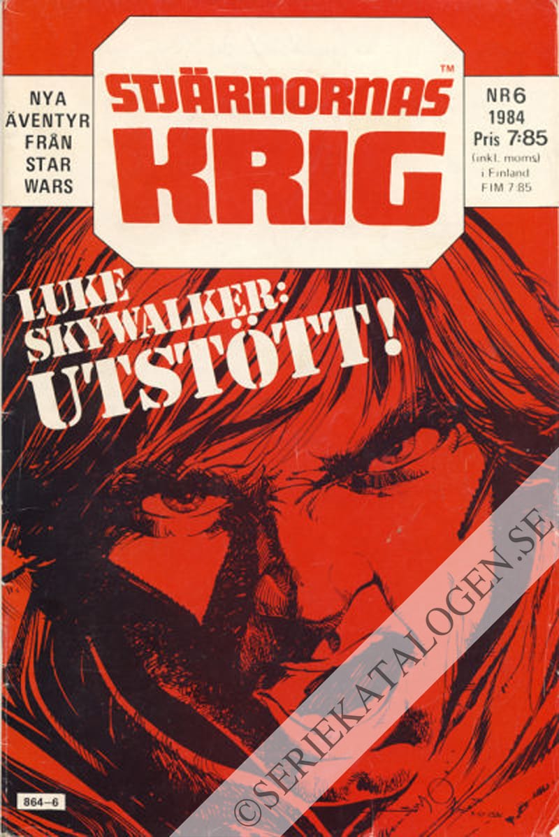 Framsida på Stjärnornas krig #6 (1984)