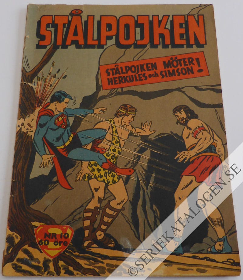 Framsida på Stålpojken #10 (1959)