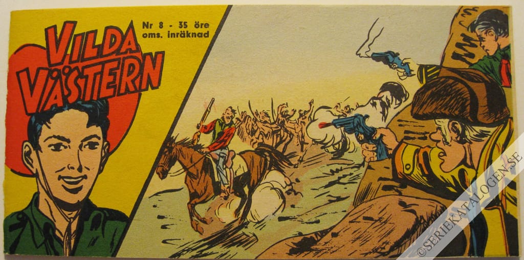 Framsida på Vilda Västern #8 (1962)