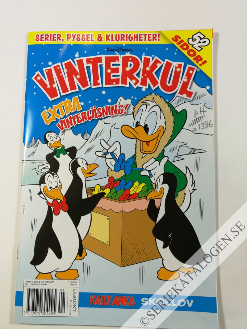 Framsida på Kalle Anka & C:o - Skollov Vinterkul (2017)
