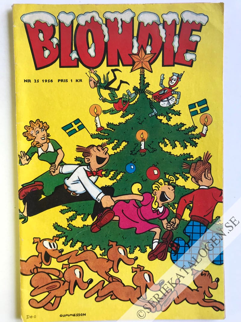 Framsida på Blondie #25 (1956)