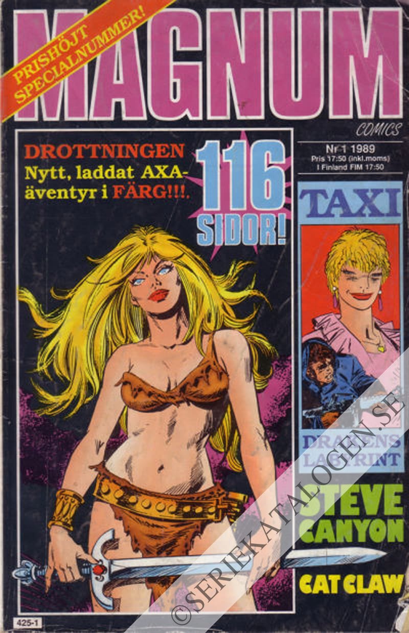 Framsida på Magnum comics #1 (1989)