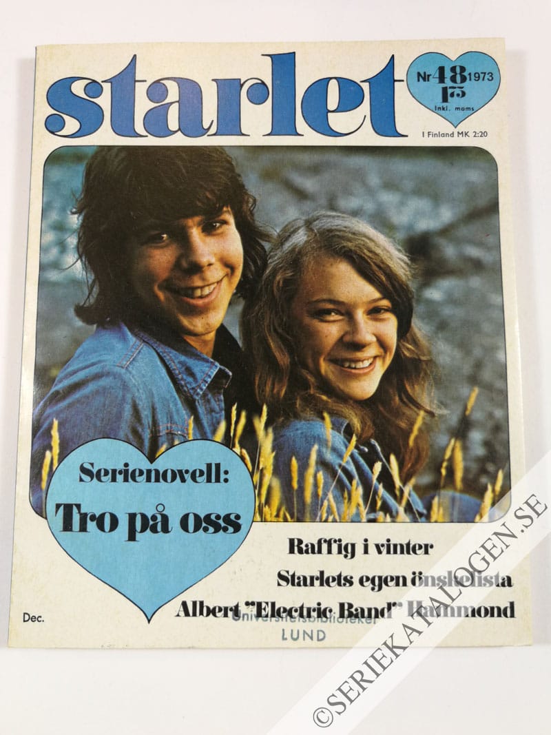 Framsida på Starlet #48 (1973)