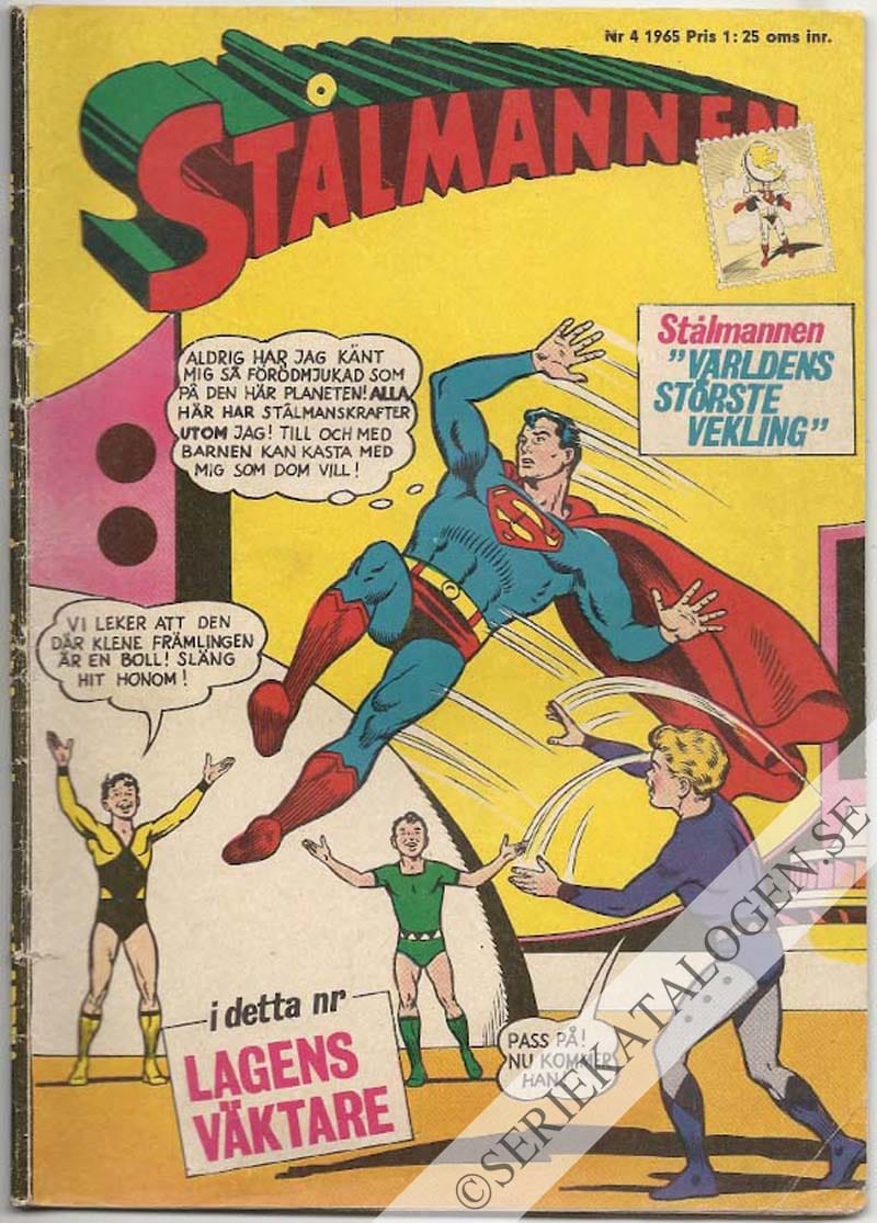 Framsida på Stålmannen #4 (1965)