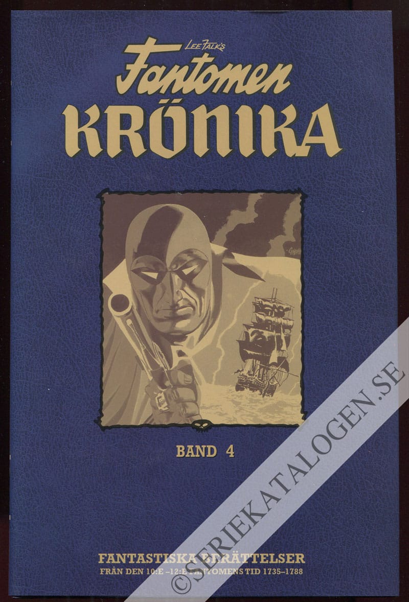 Framsida på Fantomen Krönika - inbunden samlingsvolym 1735-1788 (2002)