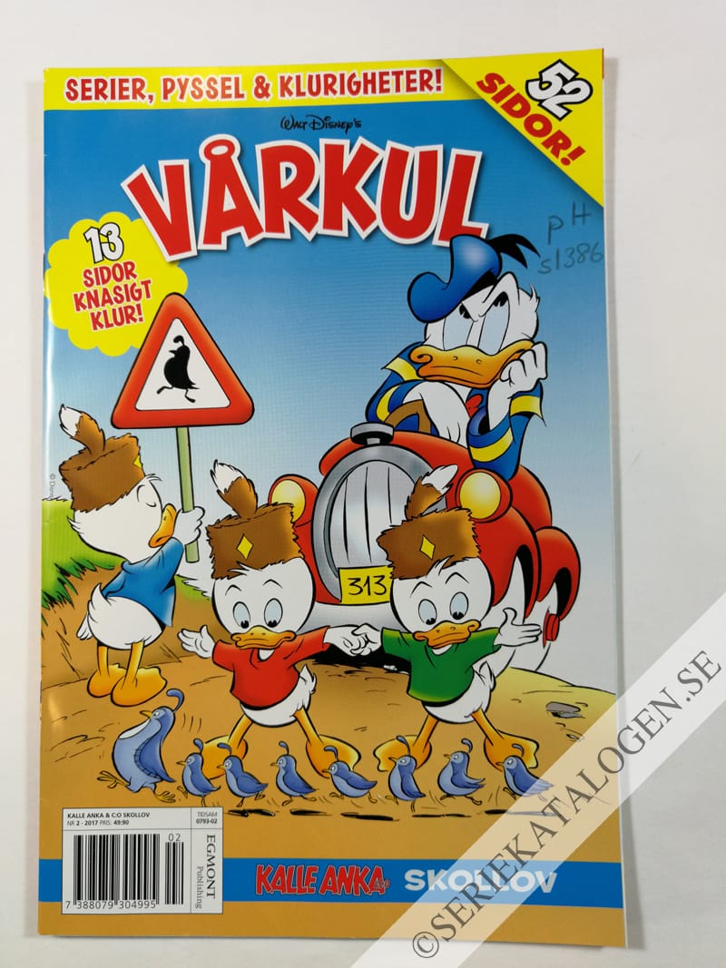 Framsida på Kalle Anka & C:o - Skollov Vårkul (2017)