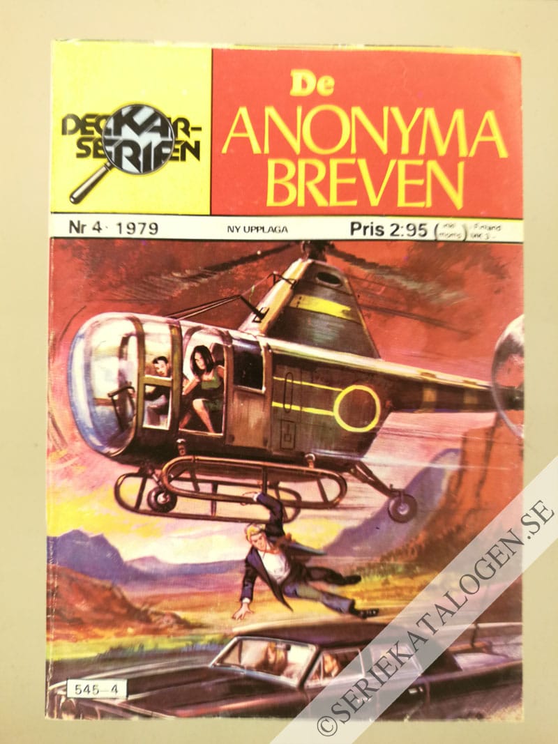 Framsida på Deckarserien De anonyma breven (1979)
