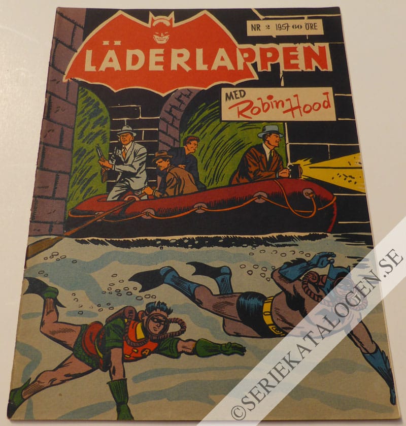 Framsida på Läderlappen och Robin #2 (1957)