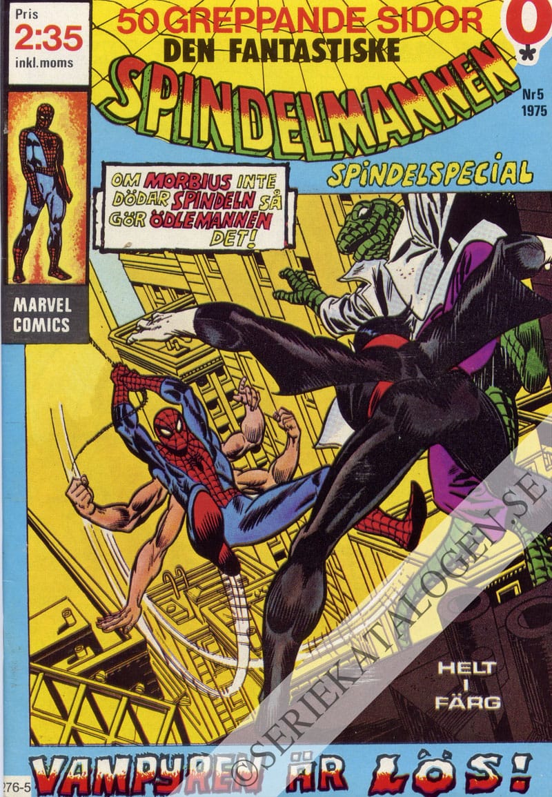 Framsida på Spindelmannen #5 (1975)